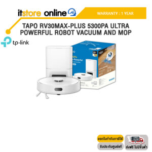 TAPO RV30MAX-PLUS 5300PA ULTRA-POWERFUL ROBOT VACUUM AND MOP /ประกัน 1 Year/BY ITSTORE-ONLINE