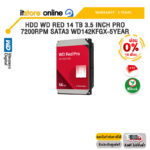 [ผ่อน 0% 10 ด.]HDD WD RED 14 TB 3.5 INCH PRO 7200RPM SATA3 WD142KFGX-5YEAR /ประกัน 5 Years/BY ITSTORE-ONLINE