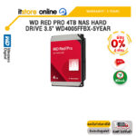 [ผ่อน 0% 6 ด.]WD RED PRO 4TB NAS HARD DRIVE 3.5" WD4005FFBX-5YEAR /ประกัน 5 Years/BY ITSTORE-ONLINE