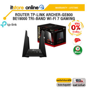 [ผ่อน 0% 10 ด.]ROUTER TP-LINK ARCHER-GE800 BE19000 TRI-BAND WI-FI 7 GAMING /ประกัน LIFETIME/BY ITSTORE-ONLINE