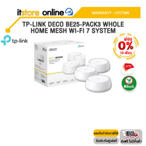 [ผ่อน 0% 10 ด.]TP-LINK DECO BE25-PACK3 WHOLE HOME MESH WI-FI 7 SYSTEM /ประกัน Lifetime/BY ITSTORE-ONLINE