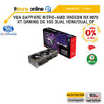 [ผ่อน 0% 10 ด.]VGA SAPPHIRE NITRO+AMD RADEON RX 9070 XT GAMING OC 16G DUAL HDMI/DUAL DP /ประกัน 3 Years/BY ITSTORE-ONLINE