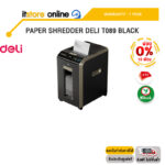 [ผ่อน 0% 10 ด.]PAPER SHREDDER DELI T089 BLACK /ประกัน 1 Year/BY ITSTORE-ONLINE