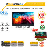 [ผ่อน 0% 10 ด.]DELL 32 INCH PLUS MONITOR S3225QC (QD-OLED 4K 120Hz)/ประกัน 3 Years Onsite/BY ITSTORE-ONLINE