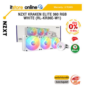 [ผ่อน 0% 10 ด.]NZXT KRAKEN ELITE 360 RGB WHITE (RL-KR36E-W1) /ประกัน 6 Years/BY ITSTORE-ONLINE
