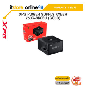 XPG POWER SUPPLY KYBER 750G-BKCEU (GOLD) /ประกัน 5 Years/BY ITSTORE-ONLINE