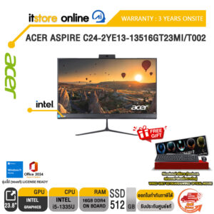 ACER ASPIRE C24-2YE13-13516GT23MI/T002 /i5-1335U/ประกัน 3 Years Onsite/BY ITSTORE-ONLINE