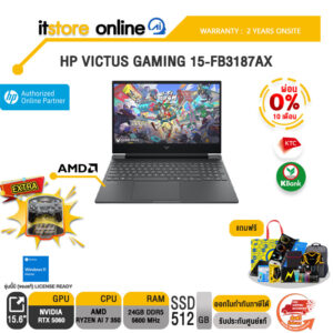 [ผ่อน 0% 10 ด.]HP VICTUS GAMING 15-FB3187AX /Ryzen AI 7 350/ประกัน 2 Years Onsite/BY ITSTORE-ONLINE