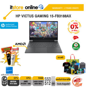 [ผ่อน 0% 10 ด.]HP VICTUS GAMING 15-FB3188AX /R7 260/ประกัน 2 Years Onsite/BY ITSTORE-ONLINE
