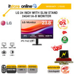 [ผ่อน0% 3 ด.]LG 24 INCH WITH SLIM STAND 24U411A-B MONITOR (IPS FHD 120Hz)/ประกัน 3 Years/BY ITSTORE-ONLINE