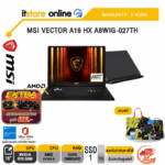 MSI VECTOR A16 HX A8WIG-027TH /R9 8940HX/ประกัน 3 Years/BY ITSTORE-ONLINE