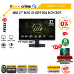 [ผ่อน 0% 6 ด.]MSI 27" MAG 274QPF E20 MONITOR (IPS WQHD 200Hz)/ประกัน 3 Years/BY ITSTORE-ONLINE