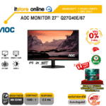 [ผ่อน 0% 6 ด.]AOC MONITOR 27'' Q27G40E/67 (IPS 2K 180Hz)/ประกัน 3 Years Onsite + BKK ONLY/BY ITSTORE-ONLINE
