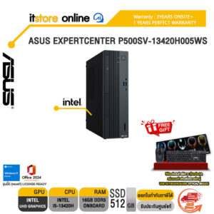 ASUS EXPERTCENTER P500SV-13420H005WS /i5-13420H/ประกัน 3 Years Onsite + 1 Year Perfect Warranty/ BY ITSTORE-ONLINE
