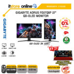 [ผ่อน 0% 10 ด.]GIGABYTE AORUS FO27Q5P 27" QD-OLED MONITOR (QD-OLED 2K 500Hz)/ประกัน 3 Years/BY ITSTORE-ONLINE