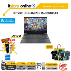 HP VICTUS GAMING 15-FB3188AX /R7 260/ประกัน 2 Years Onsite/BY ITSTORE-ONLINE