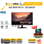 AOC MONITOR 27'' Q27G40E/67 (IPS 2K 180Hz)/ประกัน 3 Years Onsite + BKK ONLY/BY ITSTORE-ONLINE