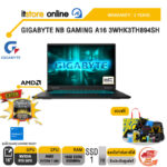 GIGABYTE NB GAMING A16 3WHK3TH894SH /Ryzen 7 260/ประกัน 2 Years/BY ITSTORE-ONLINE