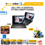 DELL PRO 14 ESSENTIAL PV14250 (SNSPV1425003) /Core 5 120U/ประกัน 3 Years Onsite/BY ITSTORE-ONLINE
