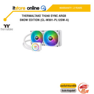 THERMALTAKE TH280 V2 ULTRA EX ARGB SYNC SNOW EDITION AIO LIQUID COOLER (CL-W427-PL14SW-A)/ประกัน 2 Years/BY ITSTORE-ONLINE