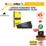 [ผ่อน 0% 6 ด.]CORSAIR VENGEANCE DDR5 : CMK64GX5M2B6000C38 : BLACK /ประกัน LIFETIME/BY ITSTORE-ONLINE