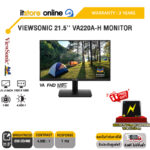 VIEWSONIC 21.5'' VA220A-H MONITOR (VA FHD 120Hz)/ประกัน 3 Years/BY ITSTORE-ONLINE