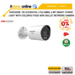 HIKVISION  DS-2CD2047G3-LIY(2.8MM) 4 MP Smart Hybrid Light with ColorVu Fixed Mini Bullet Network Camera /ประกัน 3 Years /BY ITSTORE-ONLINE