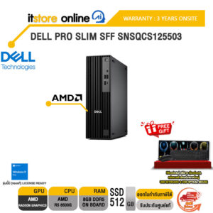 DELL PRO SLIM SFF SNSQCS125503 /R5 8500G/ประกัน 3 Years Onsite/BY ITSTORE-ONLINE