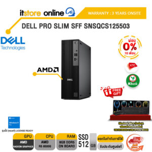 [ผ่อน 0% 10 ด.]DELL PRO SLIM SFF SNSQCS125503 /R5 8500G/ประกัน 3 Years Onsite/BY ITSTORE-ONLINE