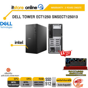 DELL TOWER ECT1250 SNSECT125013 /i5 14400/ประกัน 3 Years Onsite/BY ITSTORE-ONLINE