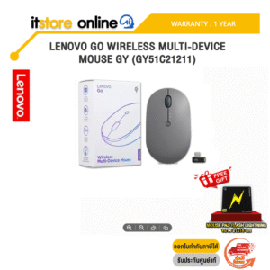 LENOVO GO WIRELESS MULTI-DEVICE MOUSE GY (GY51C21211) /ประกัน 1y/BY ITSTORE-ONLINE