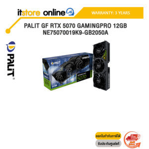 PALIT GF RTX 5070 GAMINGPRO 12GB NE75070019K9-GB2050A /ประกัน 3 Years/BY ITSTORE-ONLINE