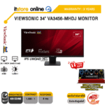 VIEWSONIC 34" VA3456-MHDJ MONITOR (IPS UWQHD 75Hz)/ประกัน 3 Years/BY ITSTORE-ONLINE