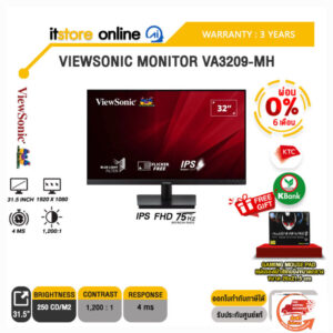 [ผ่อน0%10ด.]VIEWSONIC MONITOR VA3209-MH/ประกัน3y//BY ITSTORE-ONLINE