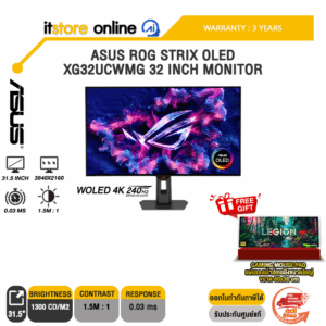 ASUS ROG STRIX OLED XG32UCWMG 32 INCH MONITOR /ประกัน 3 Years/BY ITSTORE-ONLINE