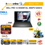 [ผ่อน 0% 10 เดือน]DELL PRO 14 ESSENTIAL SNSPV1425013 /Core 3 100U/ประกัน 1 Year/BY ITSTORE-ONLINE