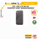 [ผ่อน 0% 6 ด.]EXT. SSD 2TB WD MY PASSPORT GRAY WDBAGF0020BGY/ประกัน 5 Years/BY ITSTORE ONLINE