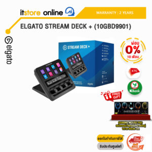 [ผ่อน 0% 10 ด.]ELGATO STREAM DECK + (10GBD9901)/ประกัน 2 YEARS/BY ITSTORE ONLINE