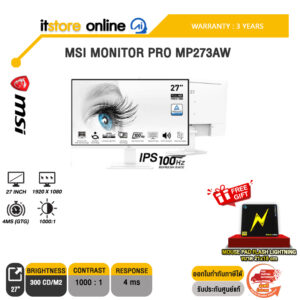 MSI MONITOR PRO MP273AW(IPS/100HZ)/ประกัน 3 Years/BY ITSTORE-ONLINE