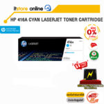 [ผ่อน 0% 10 ด.]HP 416A Cyan LaserJet Toner Cartridge/BY ITSTORE ONLINE