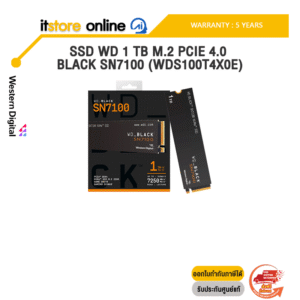 SSD WD 1 TB M.2 PCIE 4.0 BLACK SN7100 (WDS100T4X0E) /ประกัน 5 Years/BY ITSTORE-ONLINE
