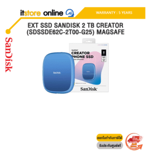 EXT SSD SANDISK 2 TB CREATOR (SDSSDE62C-2T00-G25) MAGSAFE /ประกัน 5 Years/BY ITSTORE-ONLINE
