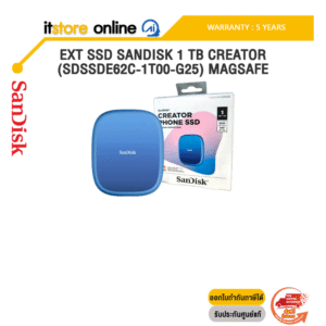 EXT SSD SANDISK 1 TB CREATOR (SDSSDE62C-1T00-G25) MAGSAFE /ประกัน 5 Years/BY ITSTORE-ONLINE