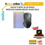 RAPOO VT9PRO 4K BG WIRED/WIRELESS GAMING MOUSE BLACK GOLD /ประกัน 2 Years/BY ITSTORE-ONLINE