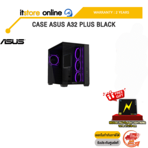 [ผ่อน 0% 3 ด.] CASE ASUS A32 PLUS BLACK/ประกัน 2 Years/BY IT STORE ONLINE