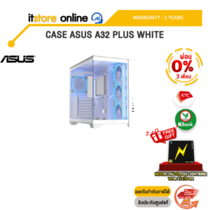[ผ่อน 0% 3 ด.] CASE ASUS A32 PLUS WHITE /ประกัน 2 Years