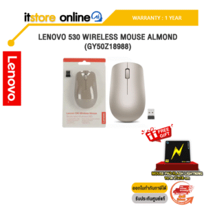 LENOVO 530 WIRELESS MOUSE ALMOND (GY50Z18988)/ประกัน 1 Year/BY ITSTORE-ONLINE