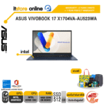 ASUS VIVOBOOK 17 X1704VA-AU523WA /Core 5 120U /ประกัน 2 Years Onsite + 1 Year Perfect warranty/BY ITSTORE-ONLINE