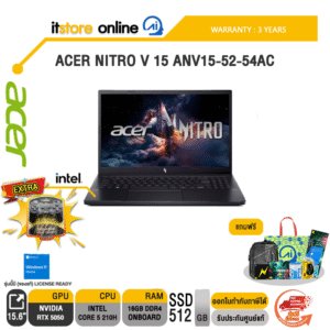 ACER NITRO V 15 ANV15-52-54AC /Core 5 210H/ประกัน 3 Years/BY ITSTORE-ONLINE