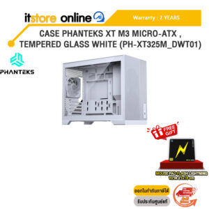 CASE PHANTEKS XT M3 MICRO-ATX ,TEMPERED GLASS WHITE (PH-XT325M_DWT01) /ประกัน 2 Years/BY ITSTORE-ONLINE
